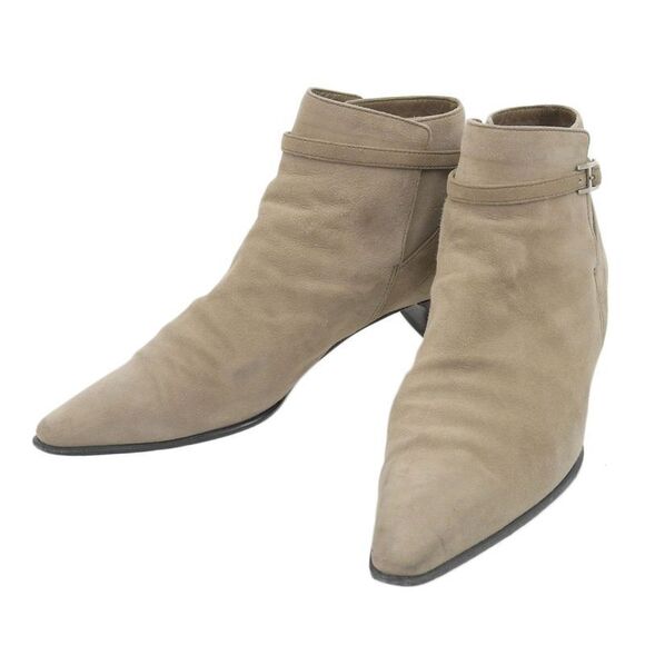 Hermes Current Logo Api Hardware Suede Leather Pointed...